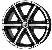 K&K Окинава 8x18 6*139,7 Et:38 Dia:67,1 алмаз черный