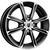 K&K Флэш 5x13 4*98 Et:35 Dia:58,6 алмаз черный